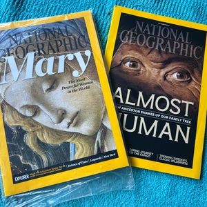 National Geographic magazines